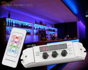 Precise color changing LED Controller with built-in programs