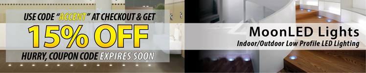 Low Profile Moon LED Lights