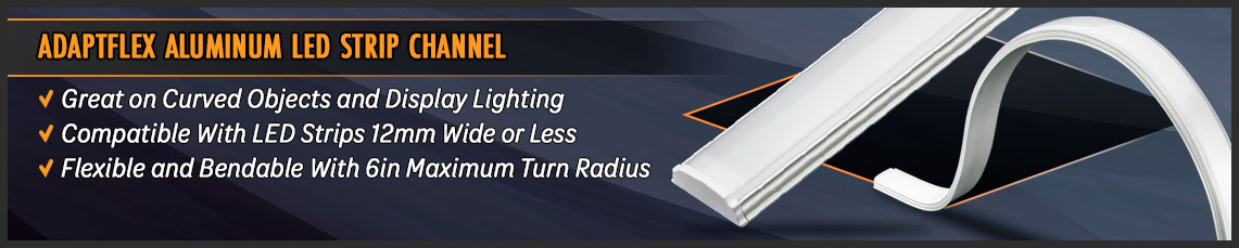 AdaptFlex Aluminum LED Strip Channel