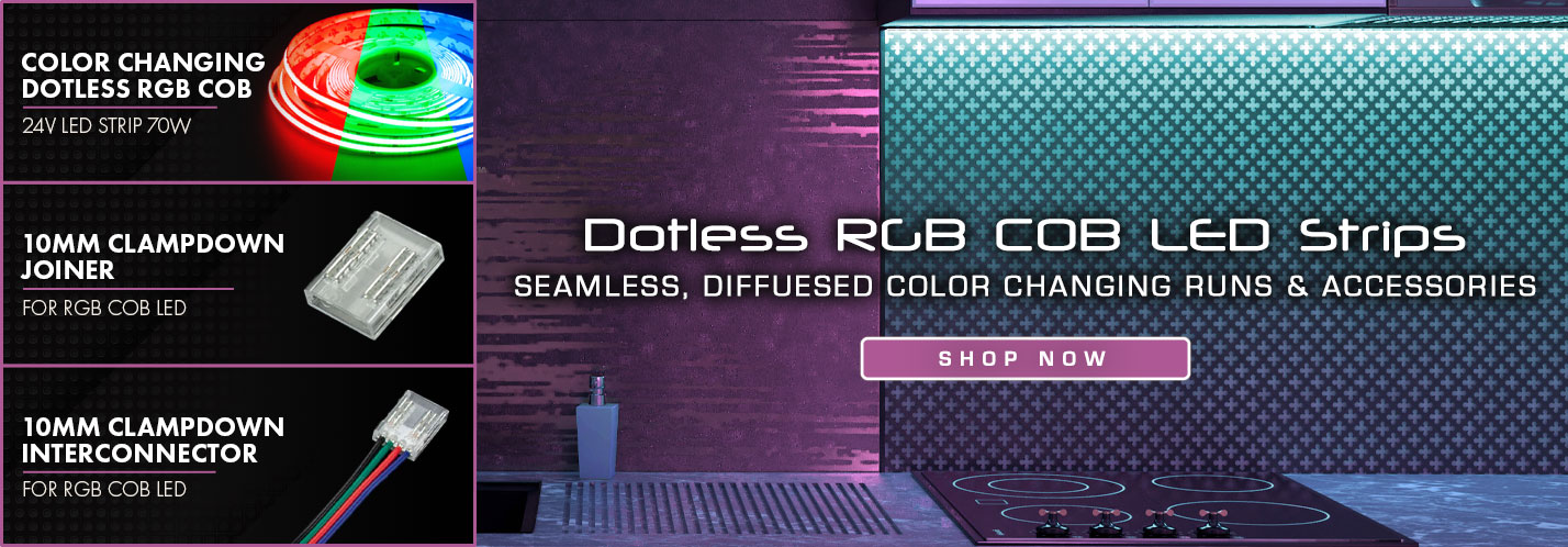 Dotless RGB COB LED Strips