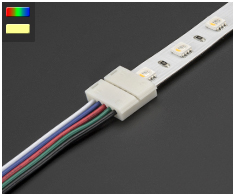 12mm RGBW LED Strip Connectors