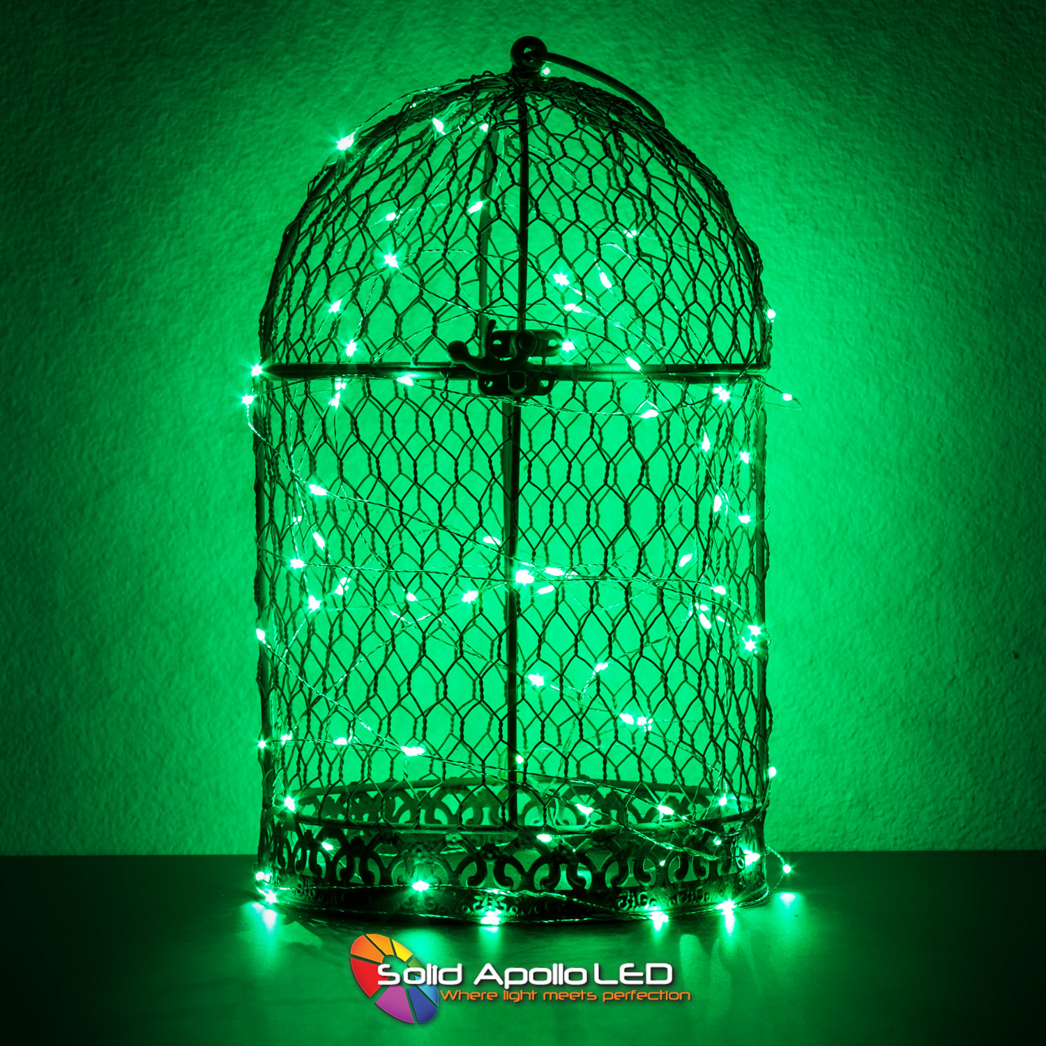 Green LED String Lights
