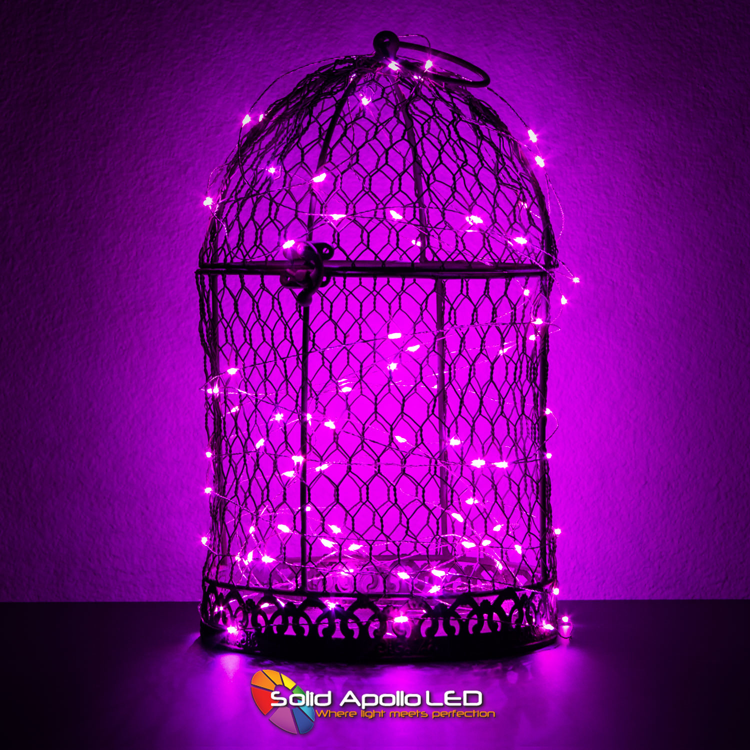 Pink LED String Light 32ft