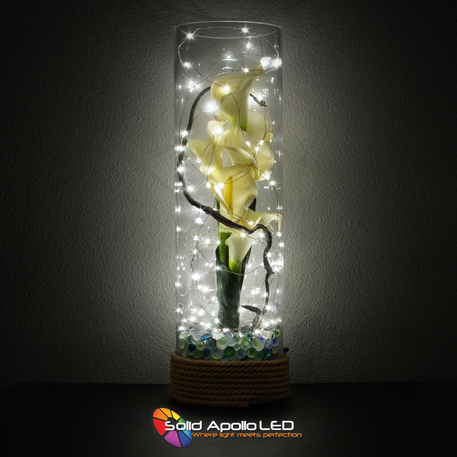 100 String Lights Flowers Novelty String Lights Flowers Med