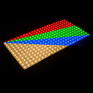 Color Changing RGB + Warm White Flexible LED Sheet 55W