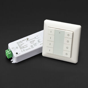 Gecko Wireless Four Zone LED Dimmer Wall Switch/Controller