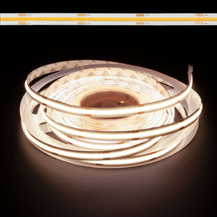 Neutral Warm White Dotless COB 24V LED Strip 75W 3500K