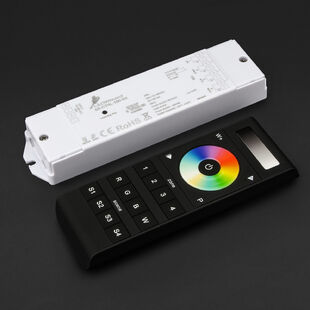 Programmable 4-Zone RGB-W Wireless LED Controller/Remote