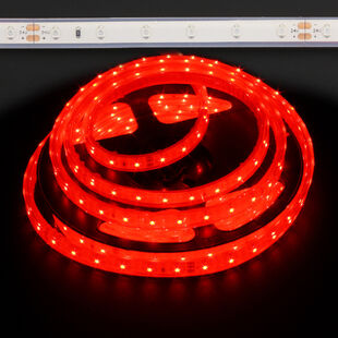 Red Waterproof Eco 3528 24W LED Strip Light