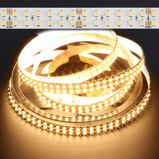 Super Warm White Eco 3528 Double Row 96W LED Strip Light 2700K