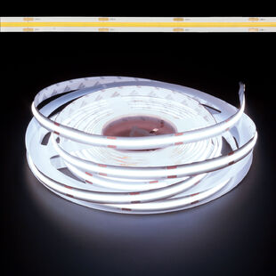 White Dotless COB 24V LED Strip 75W 6000K