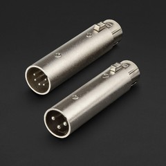 3-Pin DMX to 5-Pin DMX XLR Adapter