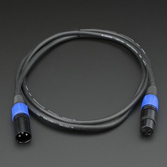 5 Ft Male/Female DMX Cable