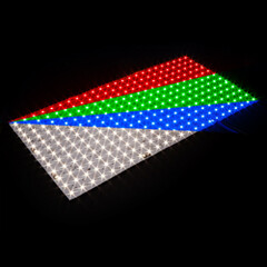 Color Changing RGB + Daylight White Flexible LED Sheet 55W
