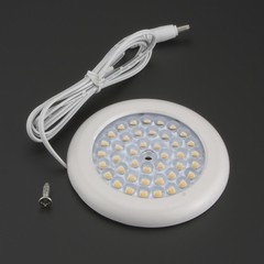 Daylight White Premium LED Puck Light White Body