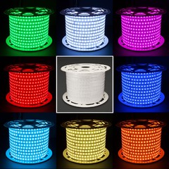 Driverless RGB LED Strip Light 120V AC