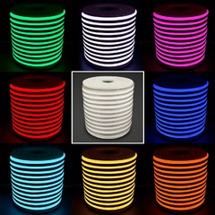 RGB Flex Neon LED Strip Light 120V AC