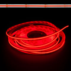 Red Dotless COB 24V LED Strip 50W