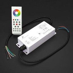 Waterproof 8 Zone RGB-W LED Controller/Remote