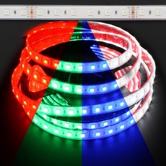 Waterproof Color Changing RGB + White Quadchip 5050 72W LED Strip 