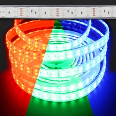  Waterproof Double Row Color Changing RGB 5050 144W LED Strip Light  