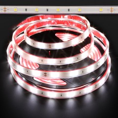 White Waterproof 5050 36W LED Strip Light 6000K